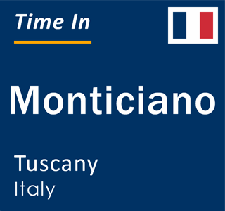 Current local time in Monticiano, Tuscany, Italy