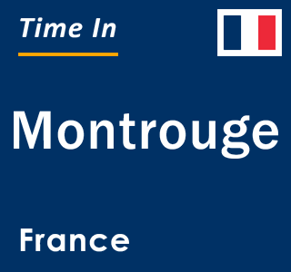 Current local time in Montrouge, France