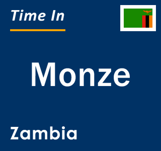 Current local time in Monze, Zambia