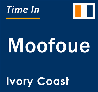 Current local time in Moofoue, Ivory Coast