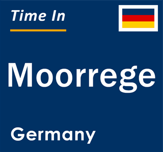 Current local time in Moorrege, Germany