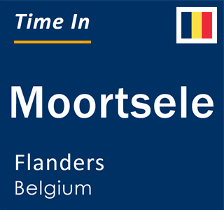 Current local time in Moortsele, Flanders, Belgium