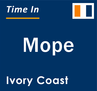 Current local time in Mope, Ivory Coast