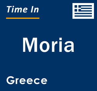 Current local time in Moria, Greece