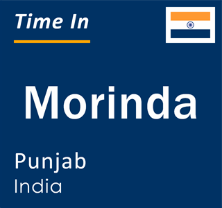 Current local time in Morinda, Punjab, India