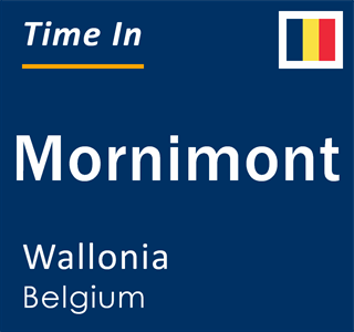 Current local time in Mornimont, Wallonia, Belgium