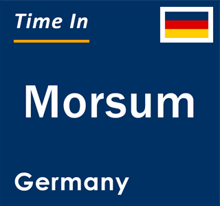 Current local time in Morsum, Germany