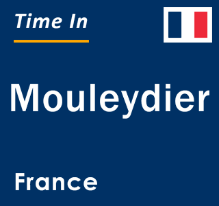 Current local time in Mouleydier, France