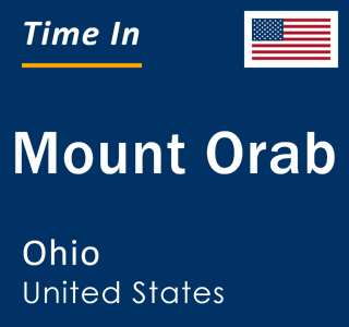 Current local time in Mount Orab, Ohio, United States