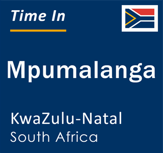 Current local time in Mpumalanga, KwaZulu-Natal, South Africa