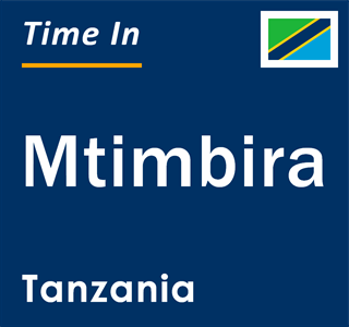 Current local time in Mtimbira, Tanzania