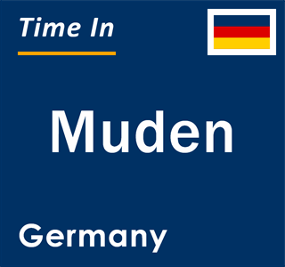 Current local time in Muden, Germany