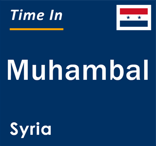 Current local time in Muhambal, Syria