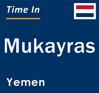 Current local time in Mukayras, Yemen