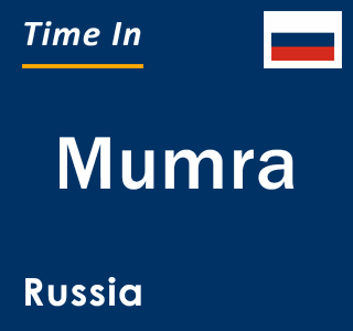 Current local time in Mumra, Russia