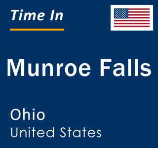 Current local time in Munroe Falls, Ohio, United States