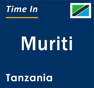 Current local time in Muriti, Tanzania