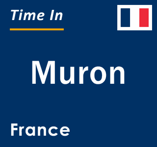 Current local time in Muron, France