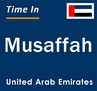 Current local time in Musaffah, United Arab Emirates