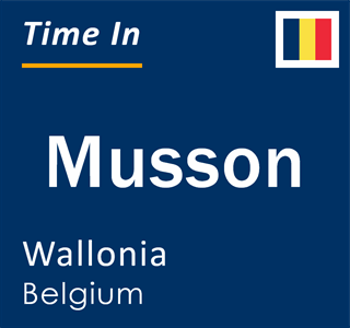 Current local time in Musson, Wallonia, Belgium