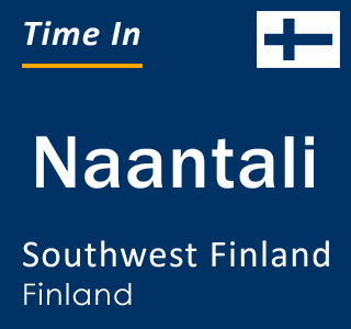 Current local time in Naantali, Southwest Finland, Finland