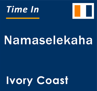 Current local time in Namaselekaha, Ivory Coast