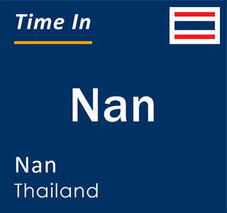 Current local time in Nan, Nan, Thailand