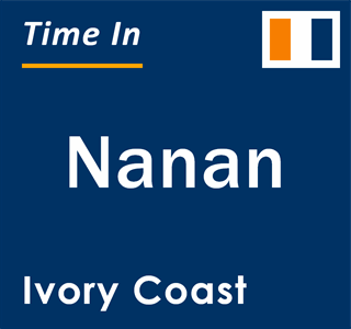 Current local time in Nanan, Ivory Coast