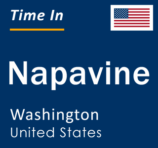 Current local time in Napavine, Washington, United States