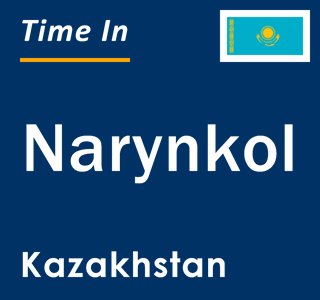 Current local time in Narynkol, Kazakhstan