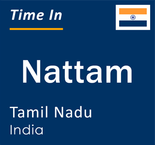 Current local time in Nattam, Tamil Nadu, India