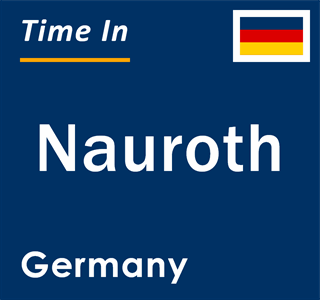 Current local time in Nauroth, Germany