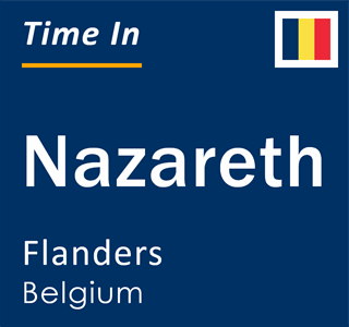 Current local time in Nazareth, Flanders, Belgium