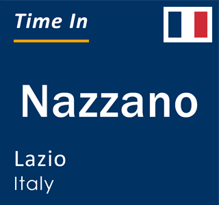 Current local time in Nazzano, Lazio, Italy