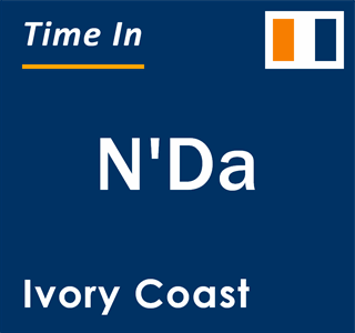 Current local time in N'Da, Ivory Coast