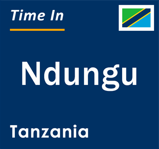 Current local time in Ndungu, Tanzania