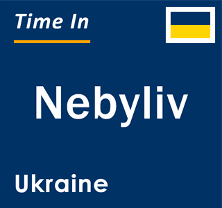 Current local time in Nebyliv, Ukraine