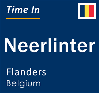 Current local time in Neerlinter, Flanders, Belgium