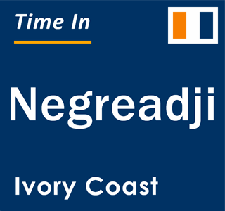 Current local time in Negreadji, Ivory Coast