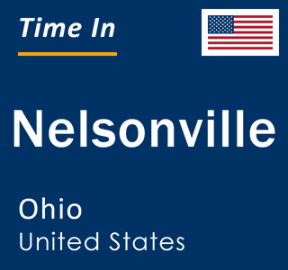 Current local time in Nelsonville, Ohio, United States