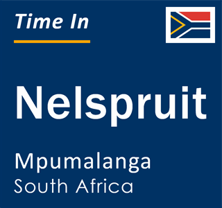 Current local time in Nelspruit, Mpumalanga, South Africa