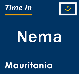 Current local time in Nema, Mauritania