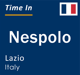 Current local time in Nespolo, Lazio, Italy