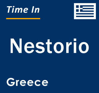 Current local time in Nestorio, Greece