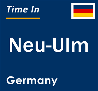 Current local time in Neu-Ulm, Germany