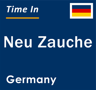 Current local time in Neu Zauche, Germany