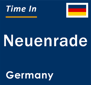 Current local time in Neuenrade, Germany