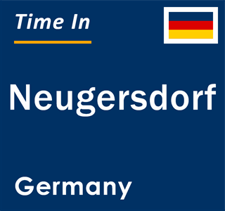 Current local time in Neugersdorf, Germany