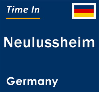 Current local time in Neulussheim, Germany