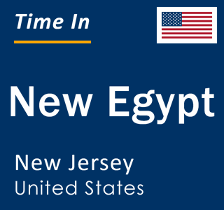 Current local time in New Egypt, New Jersey, United States